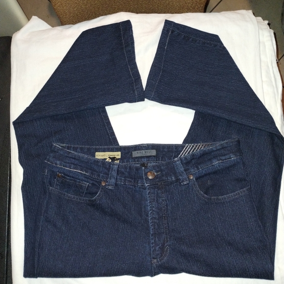 Nine West Broadway Fit Straight Leg Jeans Womens Size 14 Ride 11 & 31W x 27L - Picture 5 of 5